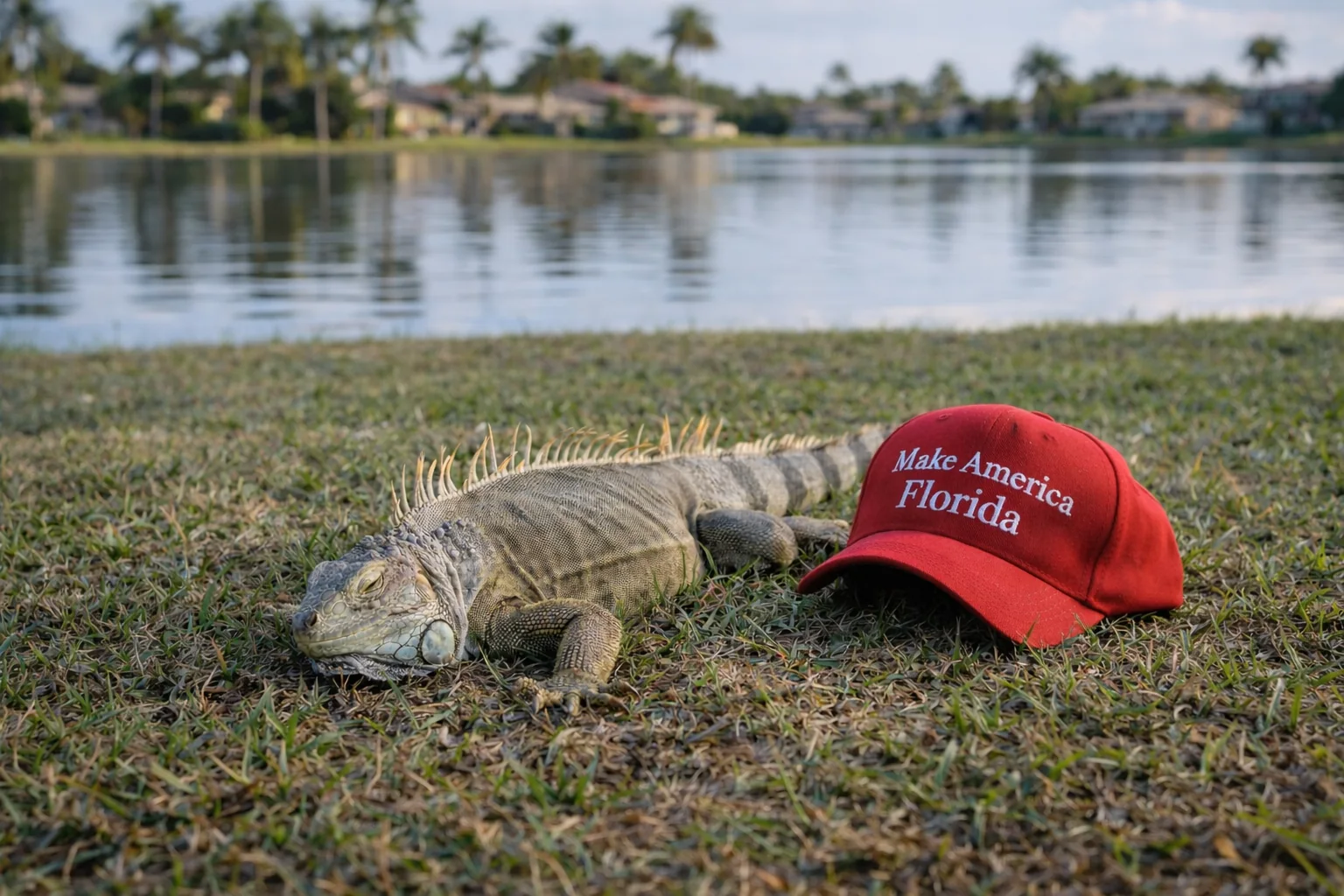 Florida Backyard Iguanas Enter Buffering Mode at 48 Degrees